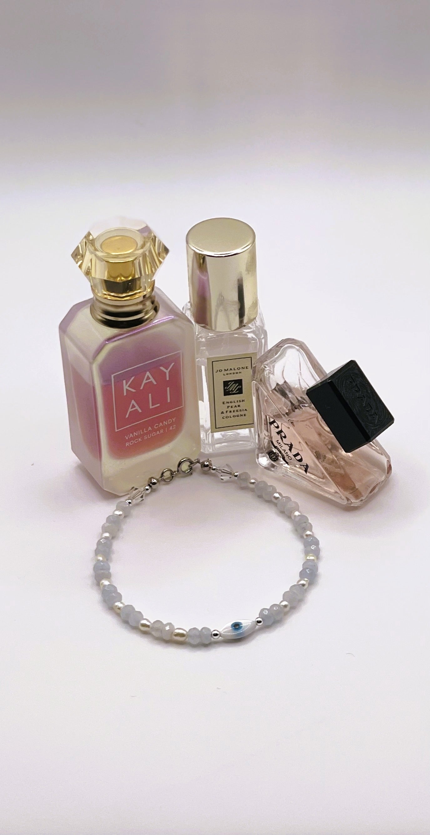 Baby Evil Eye Aquamarine