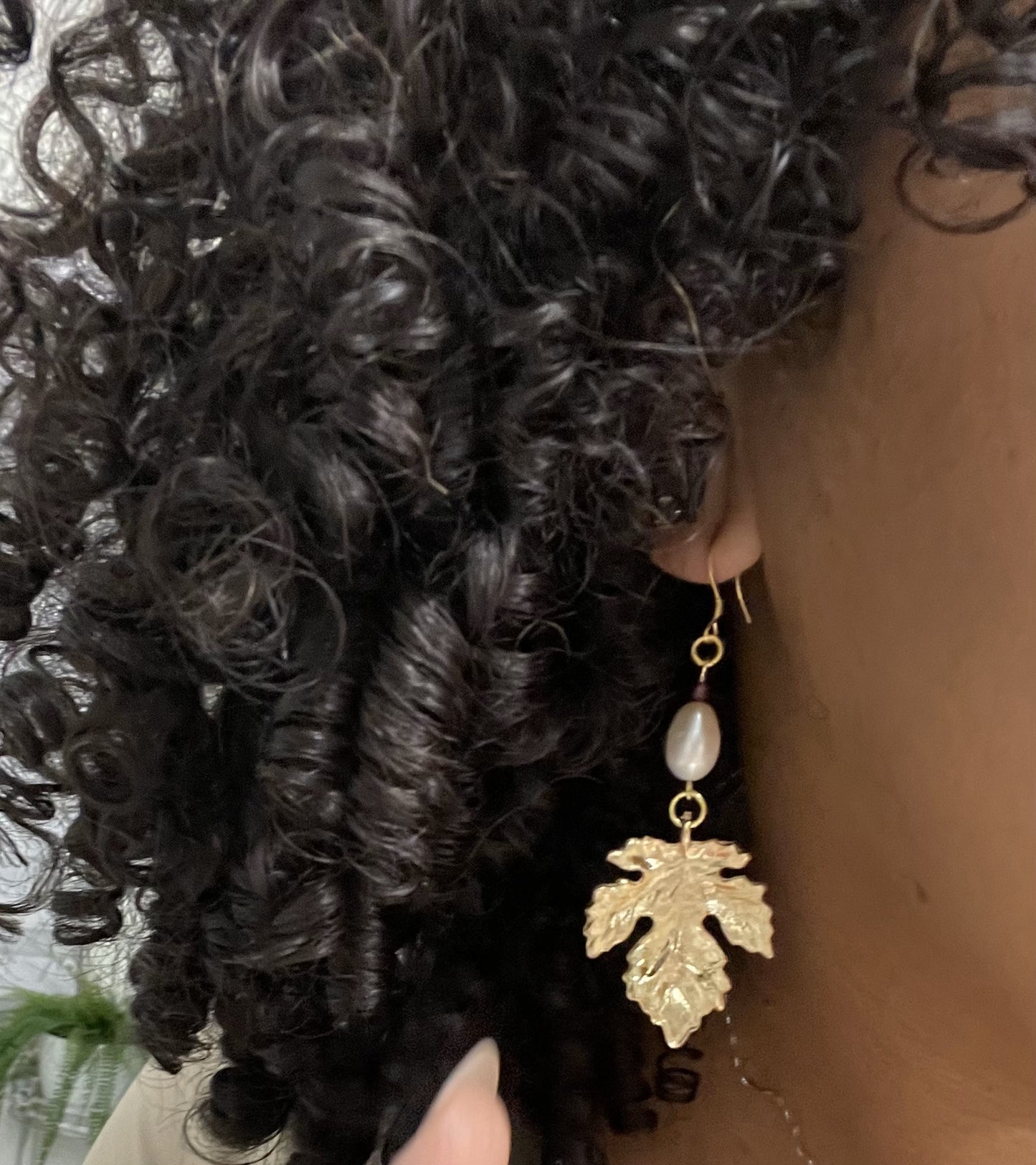 Gold Leaf Earrings