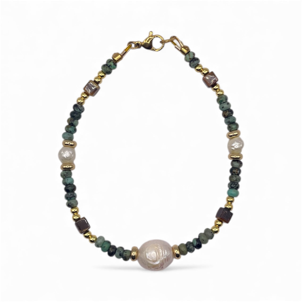 African Turquoise Bracelet