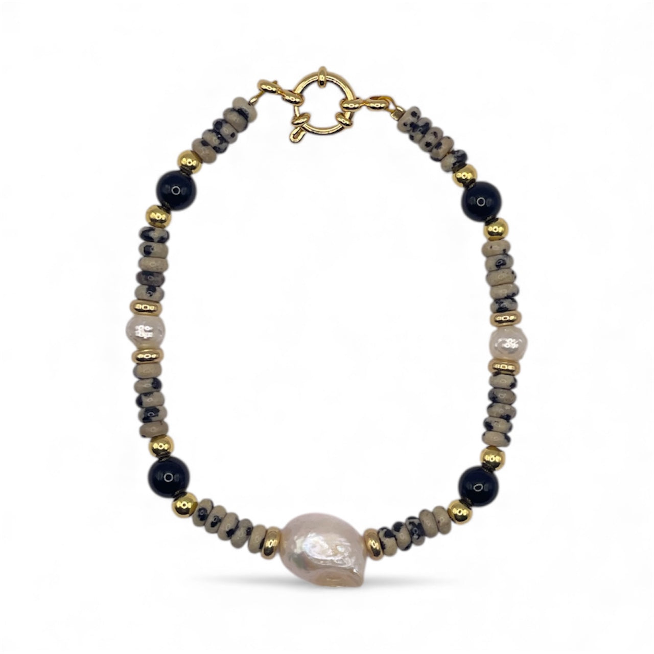 Dalmatian Jasper Bracelet