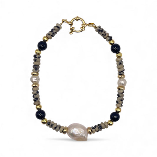 Dalmatian Jasper Bracelet