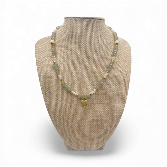 Gold Heart Pendant Necklace