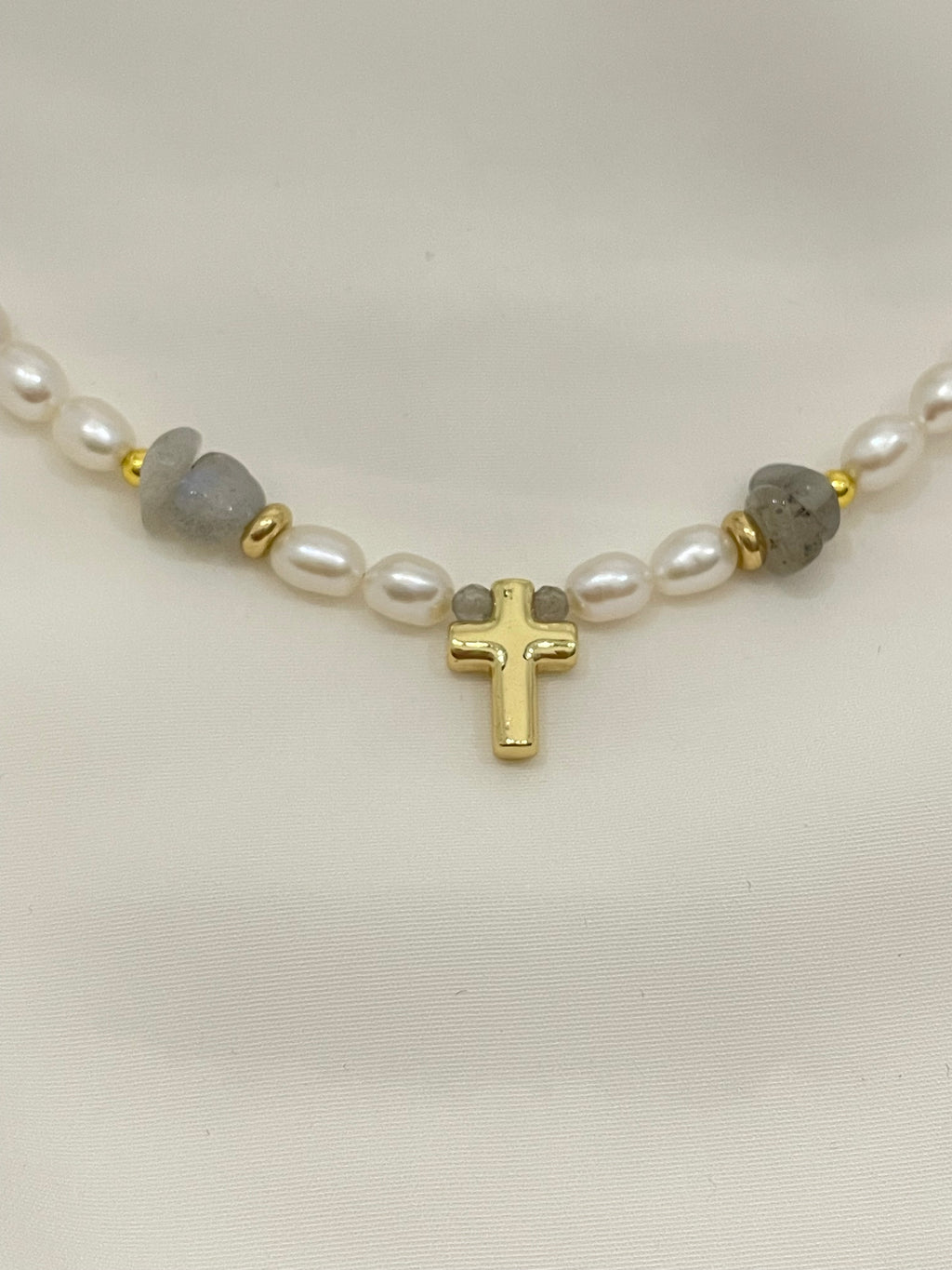 Labradorite & Pearls Necklace