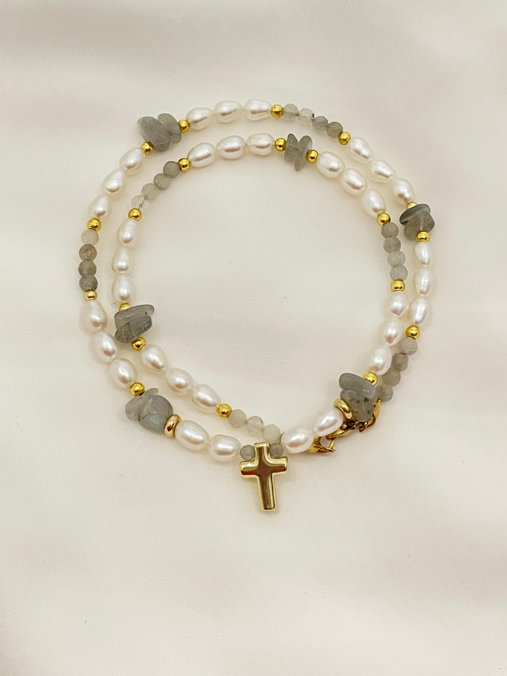 Labradorite & Pearls Necklace