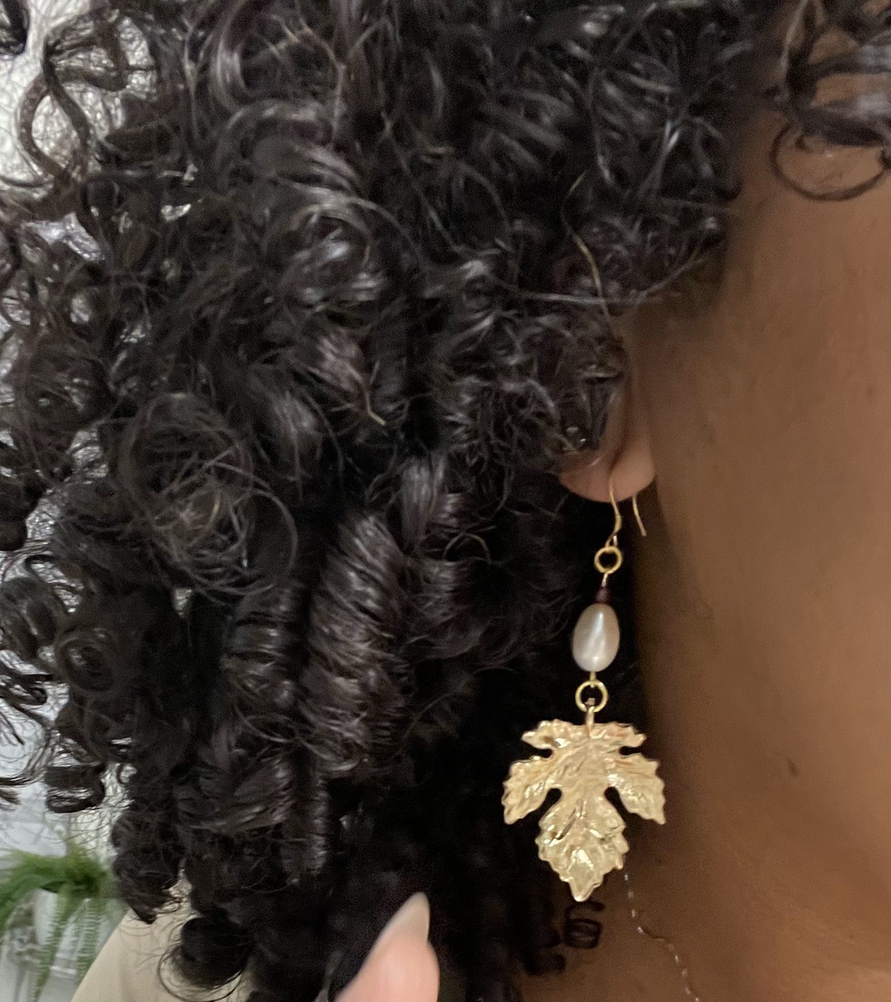Gold Leaf Earrings